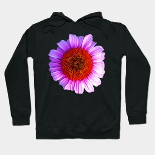 pink daisy outline Hoodie